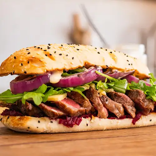 Sandwich steak