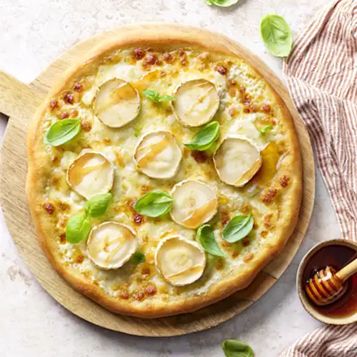 Pizza chèvre-miel